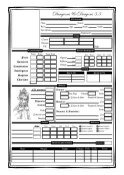 Feuille de personnage D&D 3.5