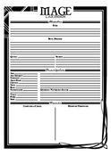 Feuille de personnage Mage
