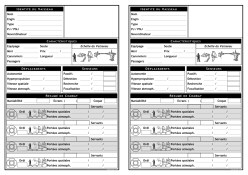 Feuille de vaisseaux Star wars D6