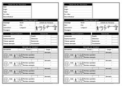 Feuille de vaisseaux Star wars D6